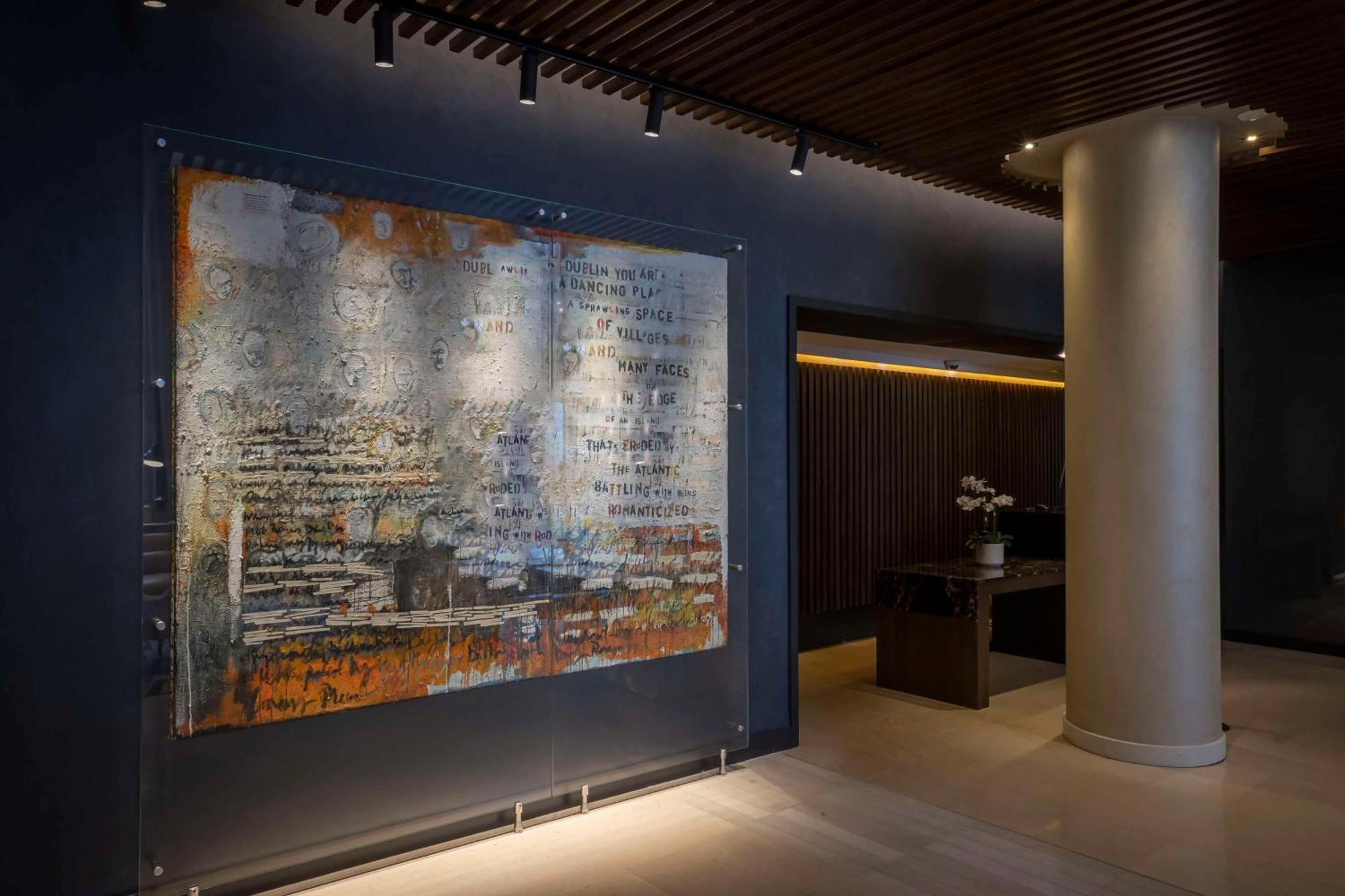 เดอะ มอริสัน ดับลิน เอ ดับเบิ้ลทรี บาย ฮิลตัน โฮเต็ล Hotel ภายนอก รูปภาพ The lobby of the hotel